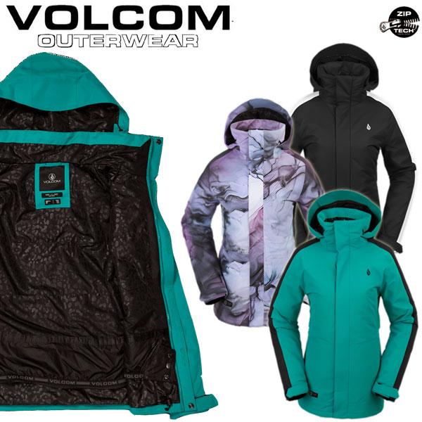 23-24 VOLCOM/ボルコム WESTLAND INS jacket レディース 防水ジャケッ...