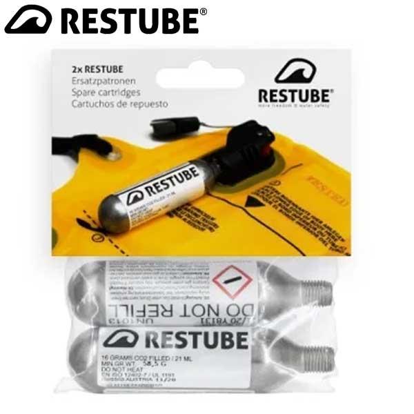 RESTUBE / レスチューブ スペアカートリッジ 16g 緊急浮力体 SUP サップ パドルボー...