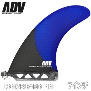 ADVANCED / アドバンス ハニカム カーボンフィン 7インチ サーフィン ロングボード ミッドレングス ミニロングボード SUP メール便対応｜breakout