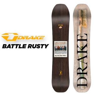 22-23 DRAKE/ドレイク BATTLE RUSTY バトルラスティ メンズ スノーボード パーク 板 2023