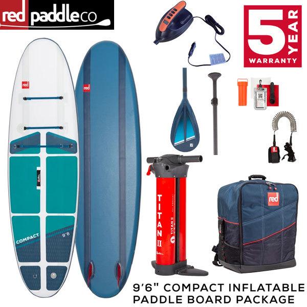 【セット】2022 RED PADDLE 9’6 COMPACT INFLATABLE PADDLE...