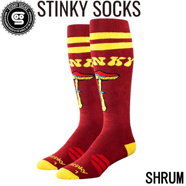 STINKY SOCKS / スティンキーソックス SHRUM ソックス 靴下 スノーボード スキー