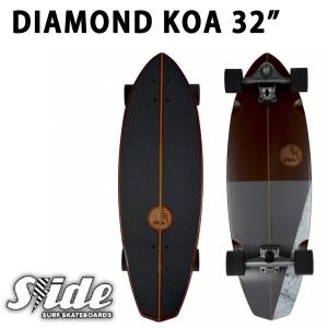 SLIDE/スライド DIAMOND KOA 32inch SKATE サーフスケート ロングスケートボード ロングボード スケボー オフトレ｜breakout