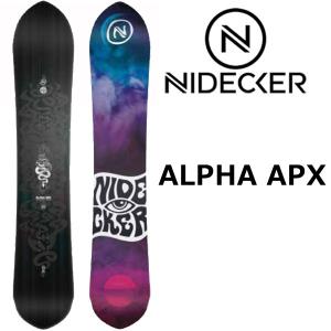 24-25 NIDECKER / ナイデッカー ALPHA APX アルファ メンズ レディース パウダー スノーボード 板 2025 予約商品