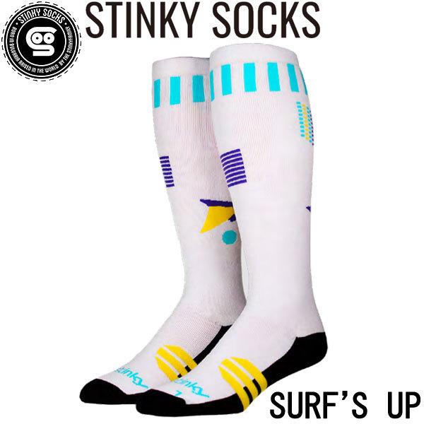 STINKY SOCKS / スティンキーソックス SURF'S UP ソックス 靴下 スノーボード...