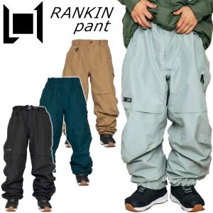 23-24 L1 PREMIUM GOODS/エルワン RANKIN PANT ランキンパンツ メンズ レディース 防水パンツ スノーボードウェア スノーウェアー 2024