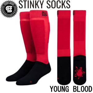 STINKY SOCKS / スティンキーソックス YOUNG BLOOD ソックス 靴下 スノーボード スキー｜breakout