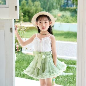 リボン チュチュスカート 子供用 キッズ 女の...の詳細画像1