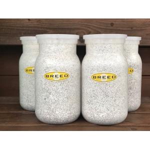 菌糸ブロック 高品質 高性能 BREED 3500ml 1個 ブリード 菌床 菌糸ビン