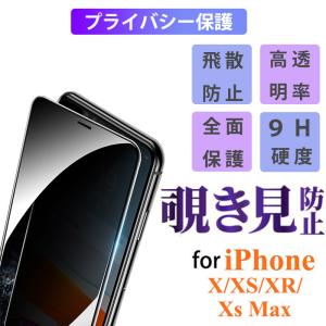 iPhoneX Xs XR Max 覗き見防止 強化ガラスフィルム スマホ液晶保護フィルム IPHONE X XS XR MAX 保護フィルム プライバシー保護 アイフォン x xs xr max