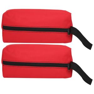 工具収納バッグ 工具袋 小物入れ 再利用可能 ツールバッグ 大容量 600Dポリエステル製 アウトドア(赤)