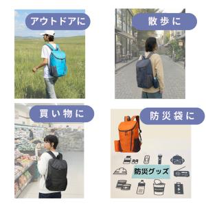 折りたたみ バッグ リュック 携帯 軽量 エコ...の詳細画像4