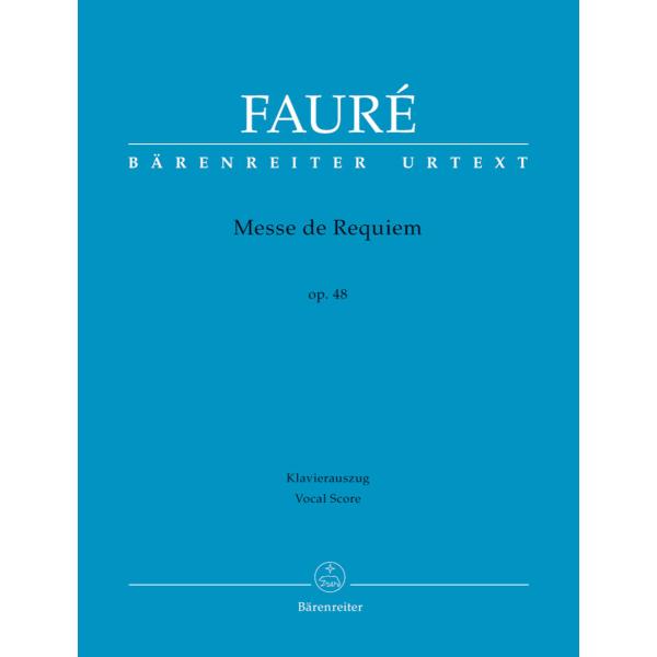 輸入楽譜／声楽／ヴォーカルスコア／フォーレ：レクイエム op. 48（1900）