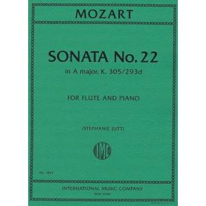 輸入楽譜／フルート／モーツァルト：ソナタ 第19番 変ホ長調 KV 302