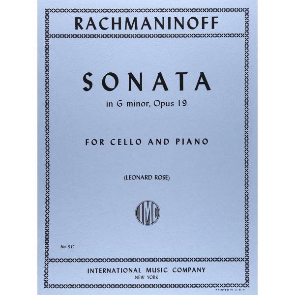 ラフマニノフ チェロ・ソナタ ト短調 op.19
