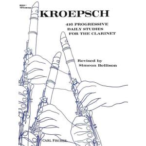輸入楽譜／クラリネット／クレプシュ：416 の発展的練習曲 第1巻