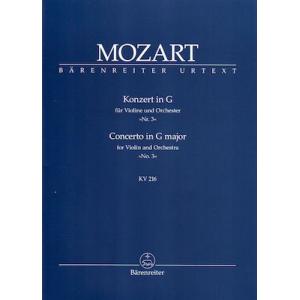 輸入楽譜／スコア／モーツァルト：ヴァイオリン協奏曲