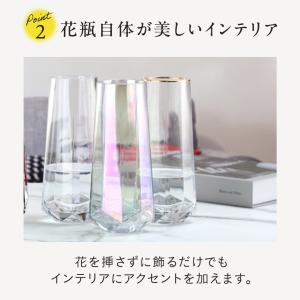北欧風 ガラス 花瓶 シンプル モダン 上品 ...の詳細画像4