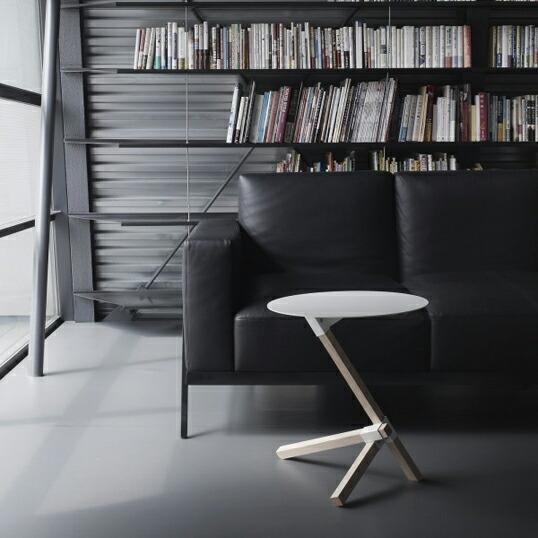 DUENDE/デュエンデ TRE White Blackサイドテーブル軽家具デザイナーズ家具インテリ...