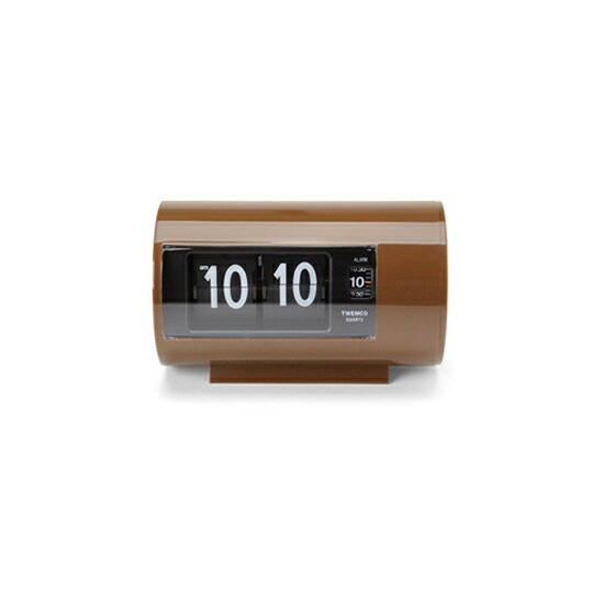 TWEMCO ALARM CLOCK AP-28 ブラウンパタパタクロックアラームクロックリビング