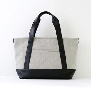 MOHEIM TOTE BAG (Mサイズ / グレイシャンブレー)トートバッグユニセックスベーシックカラー上品さを感じられる仕上がり｜bricbloc