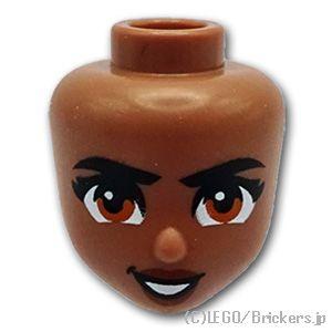 レゴ パーツ ばら売り #103340 ミニドール ヘッド - ドヤ顔(フレンズ アリヤ)：ミディア...