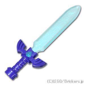 レゴ パーツ ばら売り #105006pb01 マスターソード - ゼルダの伝説：ダークパープル |...