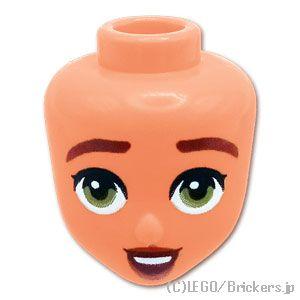 レゴ パーツ ばら売り #105995 ミニドール ヘッド - フレンズ ノヴァ：ヌガー | LEG...