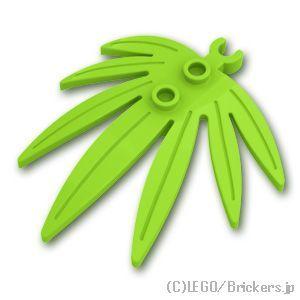 レゴ パーツ ばら売り #10884 ソードリーフ 6 x 5：ライム | LEGOの部品