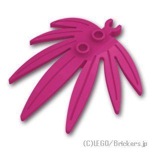 レゴ パーツ ばら売り #10884 ソードリーフ 6 x 5：マゼンタ | LEGOの部品