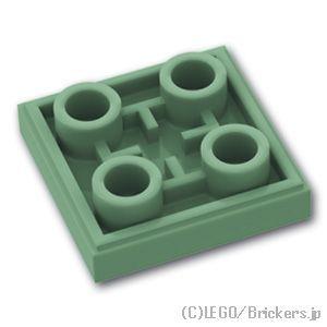 レゴ パーツ ばら売り #11203 タイル インバート 2 x 2：サンドグリーン | LEGOの...
