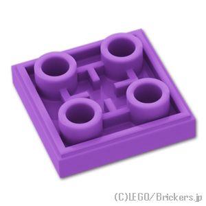 レゴ パーツ ばら売り #11203 タイル インバート 2 x 2：ミディアムラベンダー | LE...