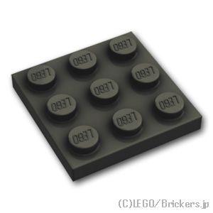 レゴ パーツ ばら売り #11212 プレート 3 x 3：ブラック | LEGOの部品