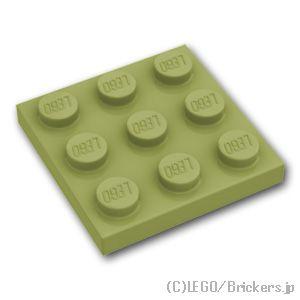 レゴ パーツ ばら売り #11212 プレート 3 x 3：オリーブグリーン | LEGOの部品