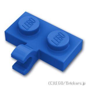 レゴ パーツ ばら売り #11476 プレート 1 x 2 - 水平 クリップ：ブルー | LEGO...