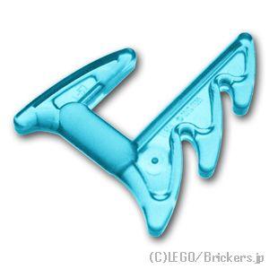 レゴ パーツ ばら売り #11601 ノコギリ ハンドル付き：トランスライトブルー | LEGOの部...