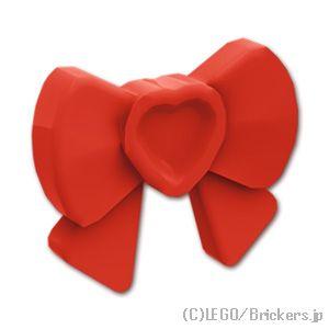 レゴ パーツ ばら売り #11618 ハートのリボン - フレンズアクセサリー：レッド | LEGO...
