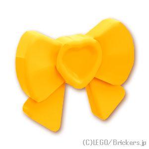 レゴ パーツ ばら売り #11618 ハートのリボン - フレンズアクセサリー：ブライトライトオレン...