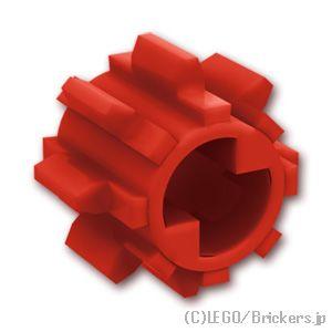 レゴ パーツ ばら売り #11955 テクニック ギア - 8歯 フリクション無し：レッド | LEGOの部品