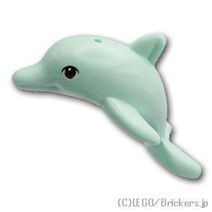 レゴ パーツ ばら売り #13392pb07 イルカ - フレンズ：ライトアクア | LEGOの部品