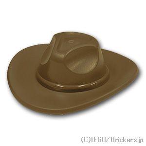 レゴ パーツ ばら売り #13565 ウェスタンハット - ワイドブリム：ダークタン | LEGOの...