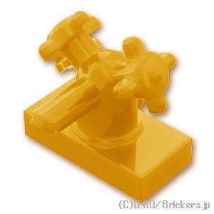 レゴ パーツ ばら売り #13770 蛇口 ダブルハンドル：パールゴールド | LEGOの部品 水道