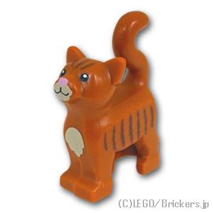 レゴ パーツ ばら売り #13786pb02 猫 - 立ったパターン：ダークオレンジ | LEGOの...