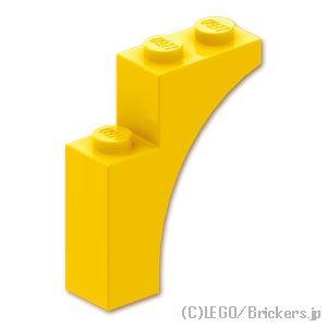 レゴ パーツ ばら売り #13965 アーチ 1 x 3 x 3：イエロー | LEGOの部品