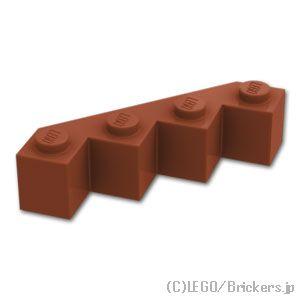 レゴ パーツ ばら売り #14413 ブロック ファセット 4 x 4：ブラウン | LEGOの部品