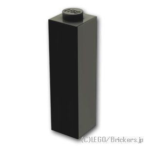 レゴ パーツ ばら売り #14716 ブロック 1 x 1 x 3：ブラック | LEGOの部品