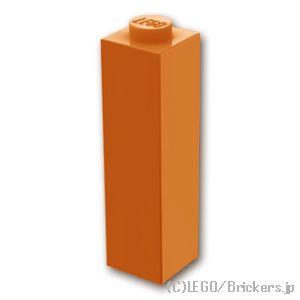 レゴ パーツ ばら売り #14716 ブロック 1 x 1 x 3：ダークオレンジ | LEGOの部...