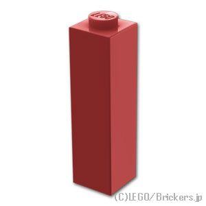 レゴ パーツ ばら売り #14716 ブロック 1 x 1 x 3：ダークレッド | LEGOの部品