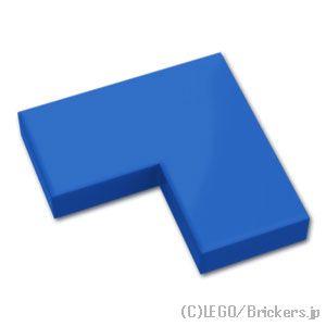 レゴ パーツ ばら売り #14719 タイル コーナー 2 x 2：ブルー | LEGOの部品
