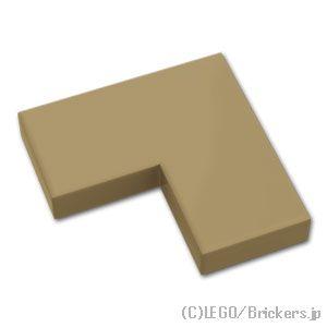 レゴ パーツ ばら売り #14719 タイル コーナー 2 x 2：ダークタン | LEGOの部品